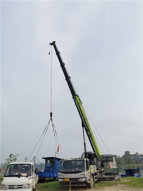 漯河市桥梁建设吊装案例